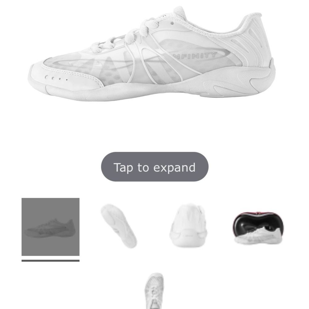 NFINITY White Mesh Cheer Shoes
